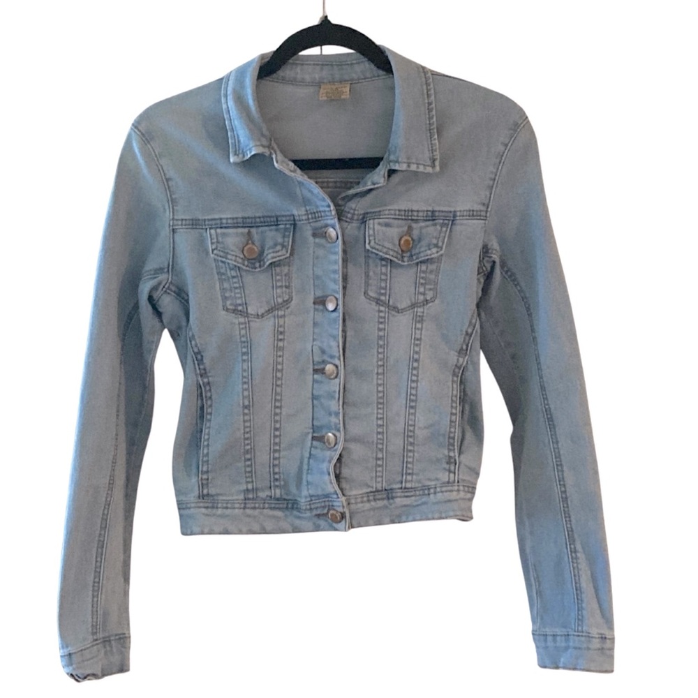 Nina Rossi Crop Jean Jacket Size S